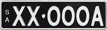 Premium Standard - White on Black example